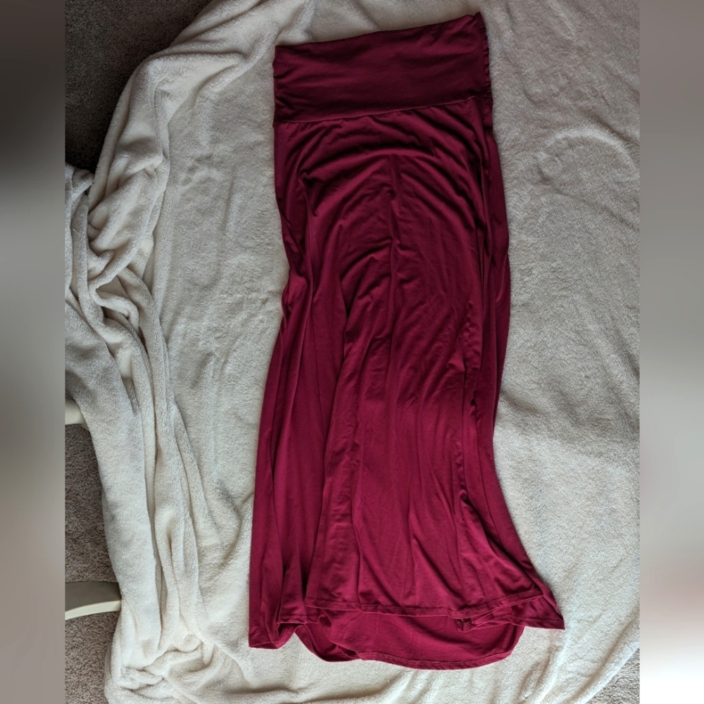 🍂 4 for $25🍂 Lularoe size small maxi skirt or sleeveless dress purpleish pink